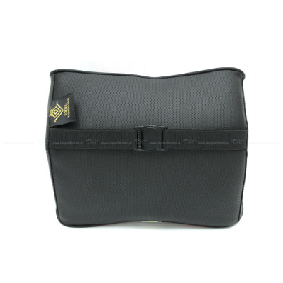 Gối Tựa Đầu Cao Su Non Bọc Da CIND G003 Màu Đen Chỉ Đỏ