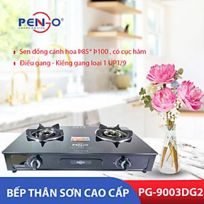 Bếp ga đôi mặt kính cao cấp Pengo PG-9003 DG2( Hàng chính hãng)