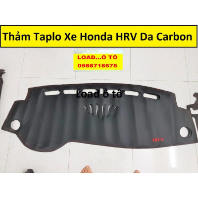 Thảm Taplo Chống Nắng Xe Honda HRV 2022-2018 Mẫu Nhung Lông Cừu Và Mẫu Da Carbon cao Cấp