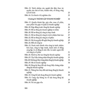 Luật Doanh Nghiệp (Hiện Hành) (Sửa Đổi, Bổ Sung Năm 2022)