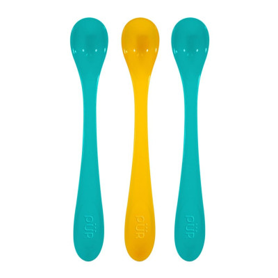 Bộ 3 chiếc muỗng dài Pur cho bé ăn dặm