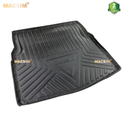 Thảm lót cốp hn xe ô tô Mercedes S class S400L/S320L 2014-2020 nhãn hiệu Macsim chất liệu TPV cao cấp màu đen (D0021)