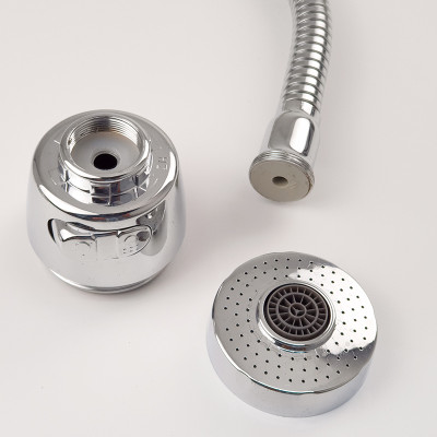 Vòi rửa chén lạnh cần lò xo Đồng mạ Chrome Eurolife EL-RC01 (Trắng bạc)