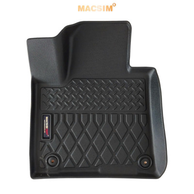 Thảm lót sàn xe ô tô Kia Sorento 2021+ (3 hàng ghế)Nhãn hiệu Macsim chất liệu nhựa TPE cao cấp màu đen