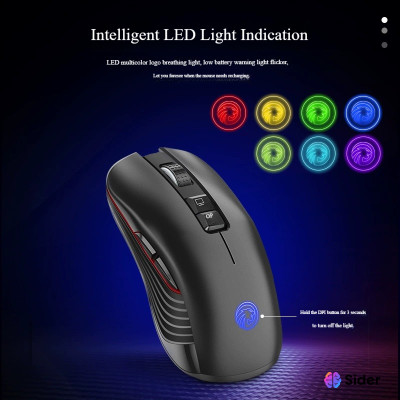 Chuột Không Dây Pin sạc M601 Cổng sạc TypeC chống ồn , chống mỏi cổ tay cho máy tính laptop hàng nhập khẩu