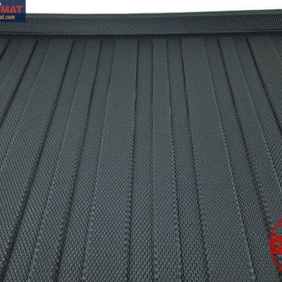 Thảm lót sàn xe ô tô Toyota Wigo 2017-2020 Nhãn hiệu Macsim chất liệu nhựa TPE cao cấp màu đen