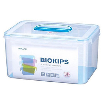 Hộp nhựa đựng thực phẩm Biokips Komax 11.5L có quai xách, nhựa chịu nhiệt cao, xuất xứ Hàn Quốc