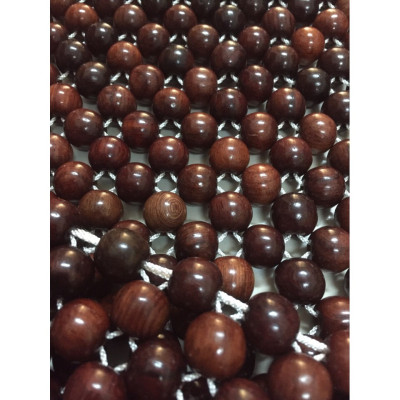 Đệm Lót Ghế Xe Ô Tô Hạt Gỗ Trắc ( video , hình thật )