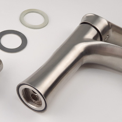 Vòi lavabo nóng lạnh Inox SUS 304 Eurolife EL-ORCHID 02 (Trắng vàng)