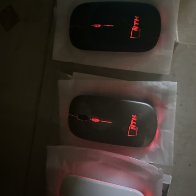 Chuột bluetooth và Wireless NTH02 trắng-hàng chính hãng 