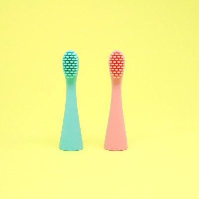 Đầu bàn chải silicon thay thế cho bé Marcus & Marcus - Hồng