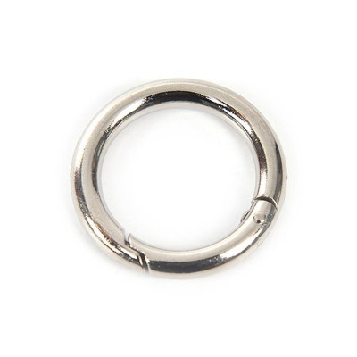 Set 3 Vòng Khoen Tròn Nhỏ, Móc Khuyên Chùm Khóa Trơn Kim Loại Màu Bạc, Móc Chùm Chìa Khóa, Móc Đa Năng - TakyHome  5070