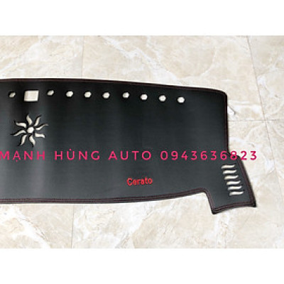 Thảm da Taplo KIA Cerato 2019 2020 2021 vân Carbon cao cấp