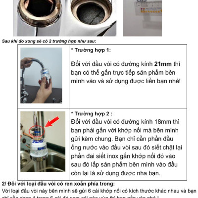 Vòi rửa chén tăng áp (lọc nước) AquaDuo SF-1000A 