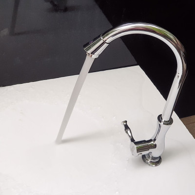 Vòi rửa chén lạnh Eurolife EL-T014 (Trắng bạc)