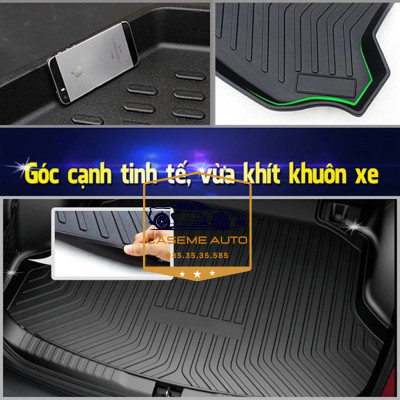 [VINFAST VF6] Lót Cốp Nhựa Xe VINFAST VF6, Bản Xăng, Khay Lót Cốp Nhựa Chống Nước, Nhựa Dẻo TPO Bền Bỉ - Hàng Nhập Khẩu