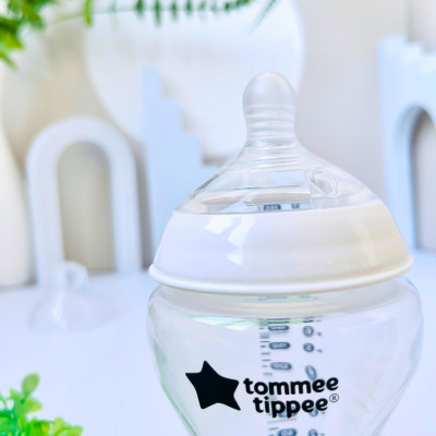 COMBO Ty ngậm Vui Nhộn Tommee Tippee FunFriends 6-18m & Bình Sữa Ty Siêu Mềm Tự Nhiên Tommee Tippee 260ml