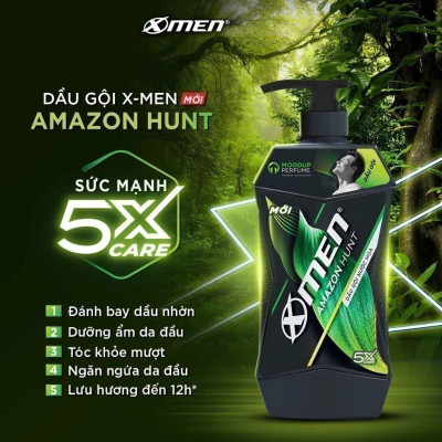 DẦU GỘI XMEN PHẤN CHẤN TINH THẦN 630G