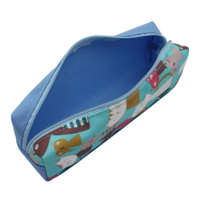 Bóp Viết Vải Polyester Stacom PB-1015 - Màu Xanh Biển