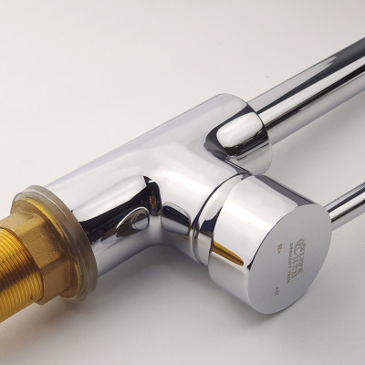 Vòi rửa  chén nóng lạnh Đồng mạ Chrome Eurolife EL-KM01 (Trắng bạc)