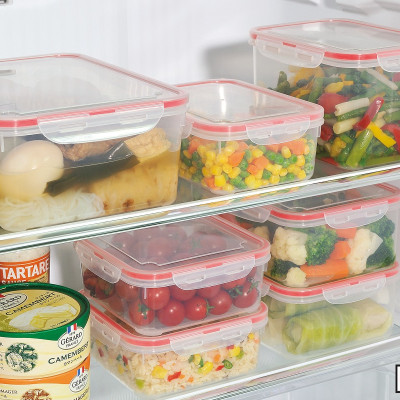 Combo 02 hộp thực phẩm vuông  inomata 700ml hàng nội địa Nhật Bản