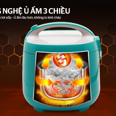 Nồi cơm điện 1.8L SUNHOUSE MAMA SHD8652G - Hàng chính hãng