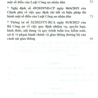 Luật Công An Nhân Dân Và Văn Bản Hướng Dẫn Thi Hành Năm 2023