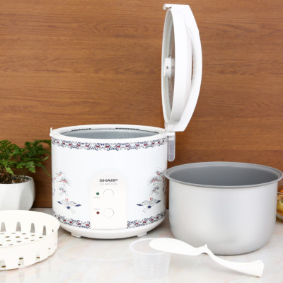 Nồi cơm điện nắp gài Sharp 1.8 lít KS-183TJV-CR - Hàng chính hãng