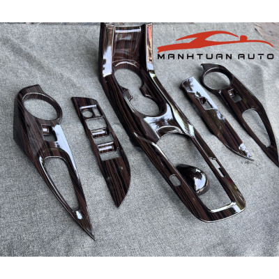 Ốp nội thất mẫu Vân Đá - Vân Gỗ nhựa ABS cao cấp cho xe Toyota Cross 2020 - 2022