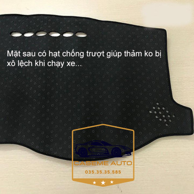 [NISSAN ALMERA] Thảm Taplo 3 Lớp Dành Cho Xe NISSAN ALMERA, Nhung Lông Cừu Và Da Vân Carbon Cao Cấp - Hàng Chính Hãng