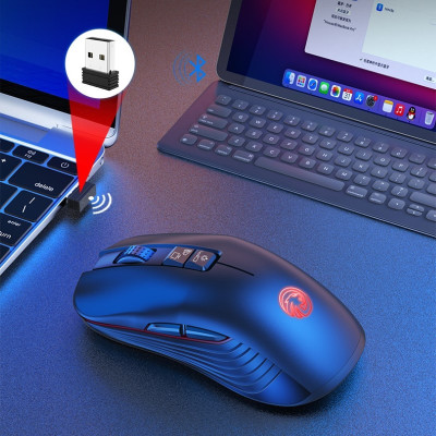 Chuột Không Dây Pin sạc M601 Cổng sạc TypeC chống ồn , chống mỏi cổ tay cho máy tính laptop hàng nhập khẩu