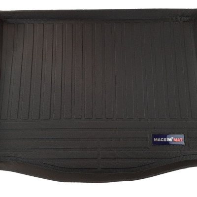 Thảm lót cốp xe ô tô Ford Focus (Hatchback) 2012-2017 nhãn hiệu Macsim chất liệu TPV cao cấp màu đen (062)