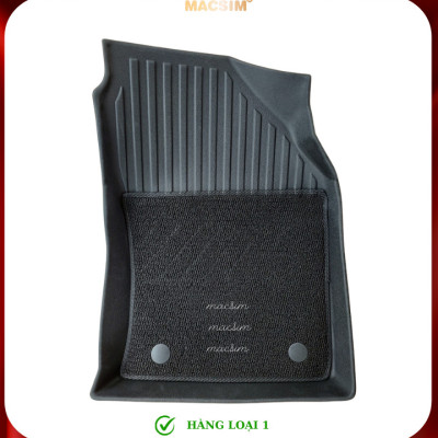 Thảm lót sàn ô tô 2 lớp cao cấp dành cho xe Toyota Corolla Altis 2022-2024+ (sd) nhãn hiệu Macsim chất liệu TPE màu đen