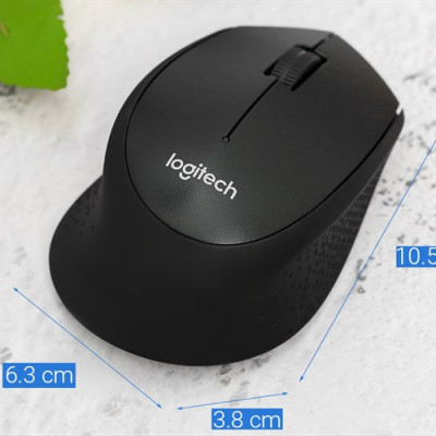 Chuột Không Dây LOGITECH M331 Silent | Màu Đen | Hàng Chính Hãng