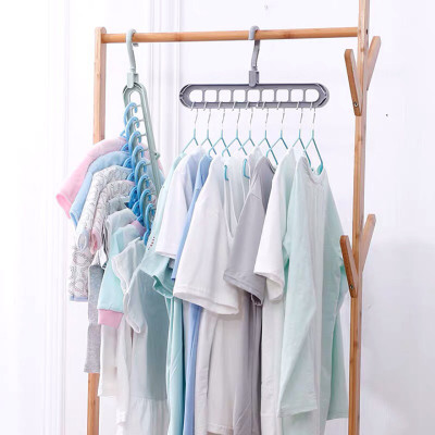 Combo 2 móc treo 9 nấc tiết kiệm diện tích giao màu ngẫu nhiên - MT9N