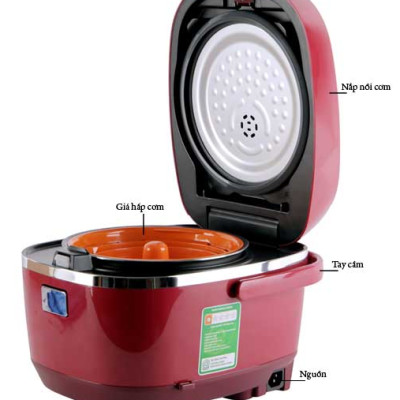 Nồi cơm điện tử Tiger JBX-A10W (1.0 lít) - TẶNG Bình giữ nhiệt Tiger MCX-A352 350ml - HÀNG CHÍNH HÃNG