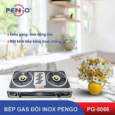 Bếp gas inox Pengo PG-8066(Hàng chính hãng)
