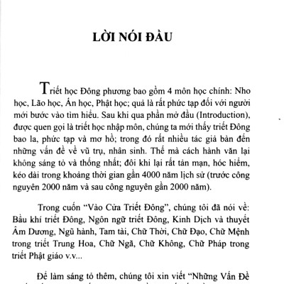Những Vấn Đề Thiết Yếu Trong Triết Đông