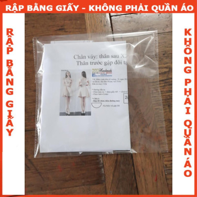 Rập giấy A0 mã 777 - Rập đầm (BẢN VẼ)