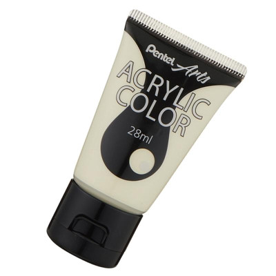 Tuýp Màu Vẽ Acrylic Pentel 28ml WA2-T30 - Ivory White
