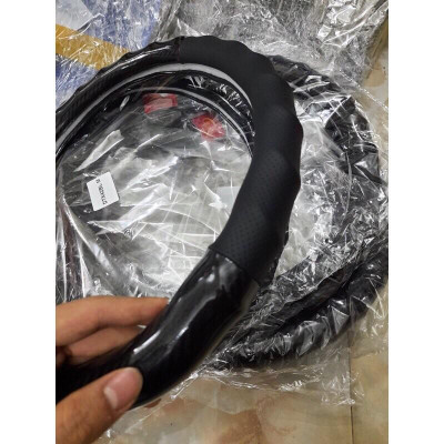 Bọc vô lăng ô tô Volkswagen Polo Hatchback Lót CaoSu Non Cao Cấp Chống Trượt Tay