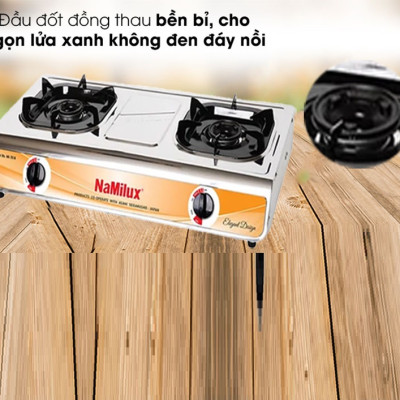 Bếp gas dương đôi Namilux NA-701ASM - Hàng chính hãng