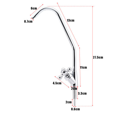 Vòi nước dành cho máy RO, UF, Nano Eurolife EL-RT01
