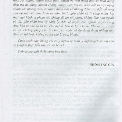 So Sánh Bộ Luật Tố Tụng Hình Sự Năm 2003 Với Bộ Luật Tố Tụng Hình Sự Năm 2015 (Có hiệu lực thi hành từ ngày 01/01/2018)