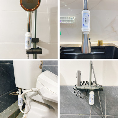 Combo vòi sen LUVA kèm lọc nước đa năng LUVA GK1