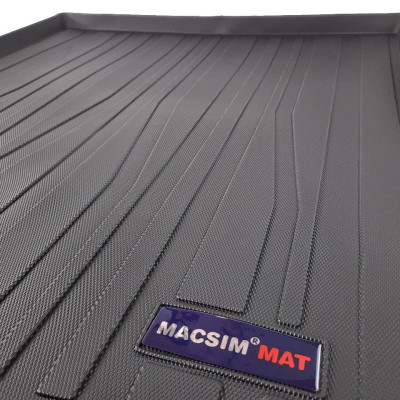 Thảm lót cốp xe ô tô Audi A6 2007-2013 nhãn hiệu Macsim chất liệu TPV cao cấp màu đen (H174)