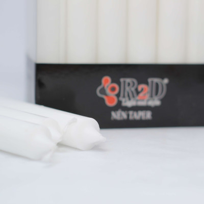 Nến Tapper 18 Cây, Nến Cây, Đèn Cầy, Đến Từ Shop R2D, [Mã - 53], Nguyên Liệu Tự Nhiên, Lành Tính.