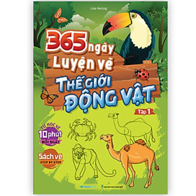 365 ngày luyện vẽ Thế Giới Động Vật - Tập 1