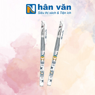 Vỉ 2 Bút Thiên Long TP-GEL01 ( Mực Xanh, Mực Đen) - Giao Màu Ngẫu Nhiên