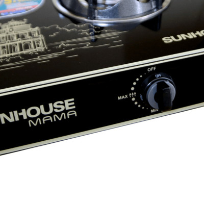 Combo Bếp Gas Dương Kính Sunhouse MaMa MMBB0787B Kèm Van Dây - Chính Hãng